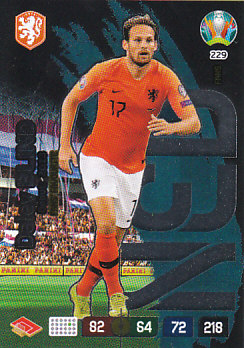 Daley Blind Netherlands Panini UEFA EURO 2020 FANS - Fans' Favourite #229